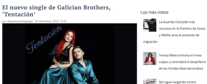 Nuevo disco Galician Brothers Tentación