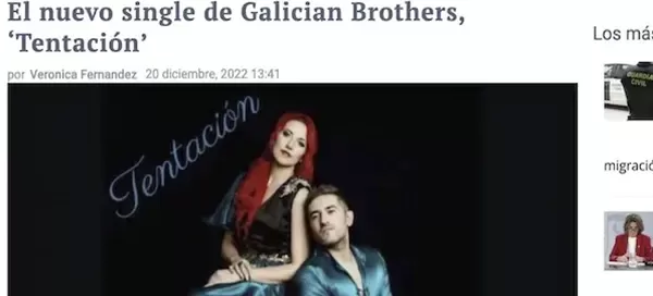Portada Prensa Moncloa nuevo single Tentación