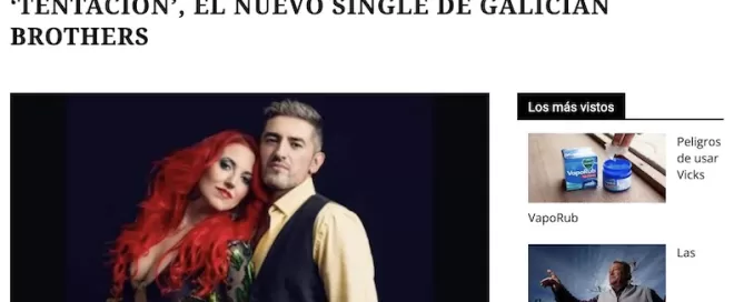Revista Qué presenta el nuevo disco de Galician Brothers "Tentación"